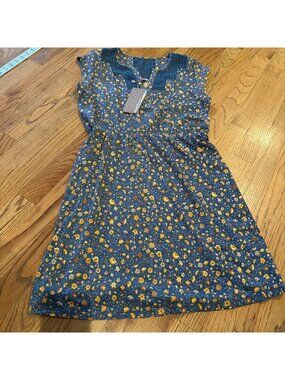 DANIELRAINN WOMENS BLUE FLORAL DRESS NEW SMALL STITCH FIX